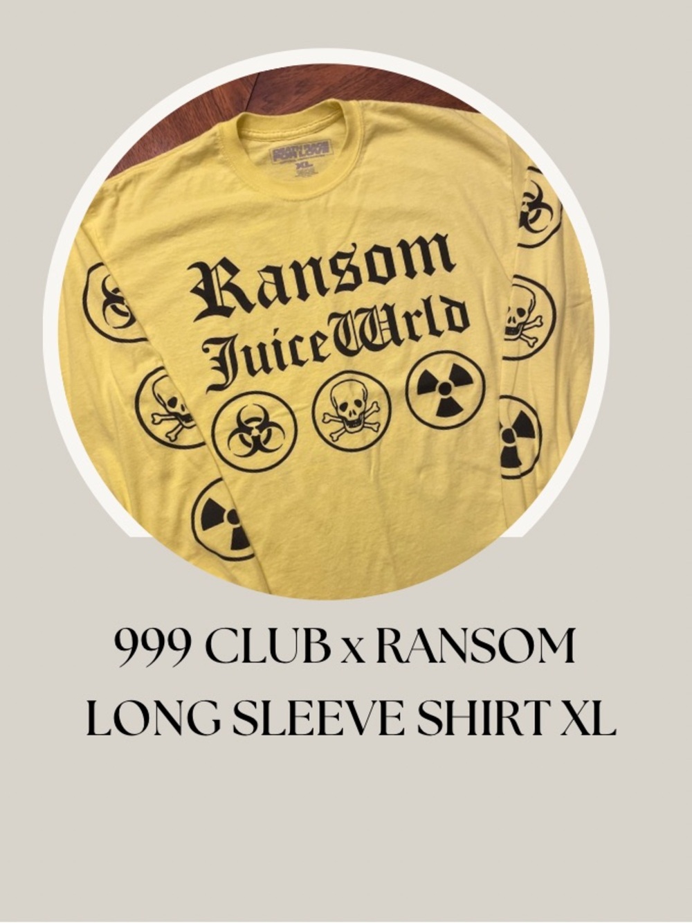 999 CLUB x RANSOM LONG SLEEVE SHIRT XL